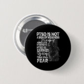 Ptsd外傷後ストレス障害強度認識 缶バッジ (正面&裏面)
