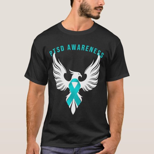 Ptsd外傷後ストレス障害認識度ギフト Tシャツ (正面)