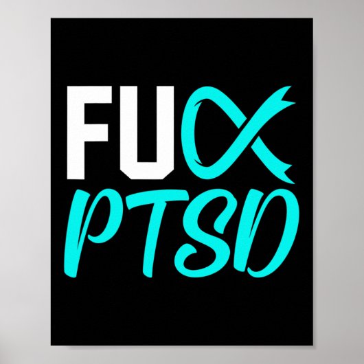 Ptsd後外傷性ストレス障害認識度リブ ポスター (正面)