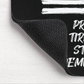 PTSD持ち。馬鹿な民主党と政治のくだらない話にうんざり マウスパッド (コーナー)