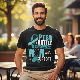 PTSD支援テープリボン ドッグタグ Tシャツ