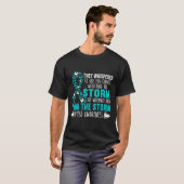 Ptsd認識度バタフライポストトラウマストレスDiso Tシャツ (正面フル)