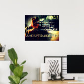 PTSD認識度ポスター ポスター (ホームオフィス)