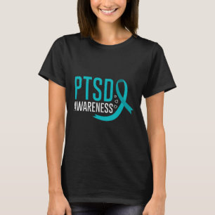 Ptsd認識度メンタルヘルスポストトラウマストレス Tシャツ