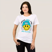 PTSD認識度リボンサポートギフト トライブレンドTシャツ (正面全面)