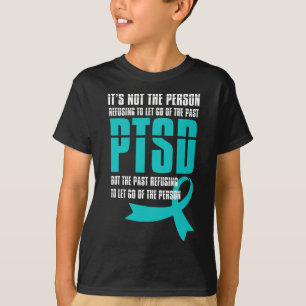 PTSD認識度月Let Goサポート退役軍人Menta Tシャツ