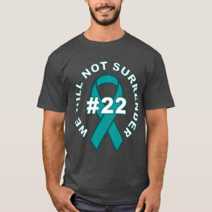 PTSD認識度 我々は降伏しない Tシャツ