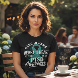 PTSD認識:手を取り合って トライブレンドTシャツ