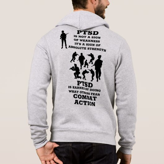 PTSD パーカ (裏面)