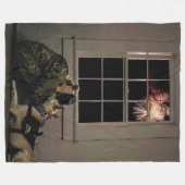 PTSD フリースブランケット (正面(横))