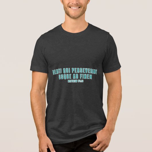 PTSD マタイによる福音書 23:14 章  トライブレンドＴシャツ (正面)