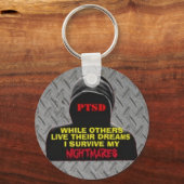 PTSD:他の人は夢を生きる キーホルダー (正面)