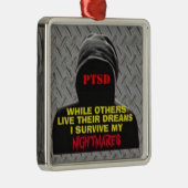 PTSD：他の人は夢を生きる メタルオーナメント (右)