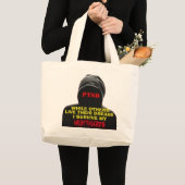PTSD:他の人は夢を生きる ラージトートバッグ (正面(商品))
