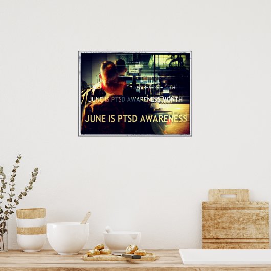 PTSD Awareness Poster ポスター (キッチン)