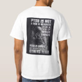 PTSD Tシャツ (裏面)