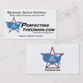 PTUのロゴの名刺 名刺 (正面/裏面)