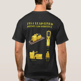 PTWバックプリント鉛ライニング機関車Tシャツ Tシャツ