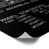 PTW大型シュナーベル貨車「設計図」 ポスター (角)