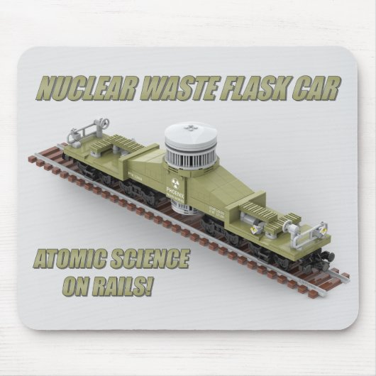 PTW アメリカ核廃棄物フラスク車 マウスパッド (正面)