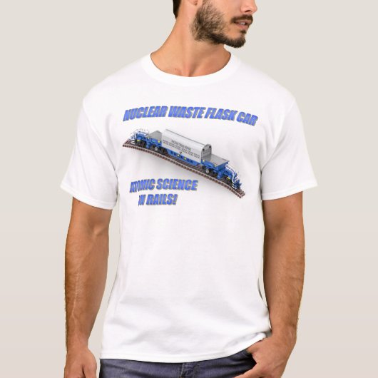 PTW イギリス核廃棄物フラスク車Tシャツ Tシャツ (正面)