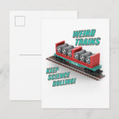 PTW ウラン酸化物貨車 ポストカード (正面/裏面)