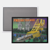 PTW 原子力列車  マグネット (正面/裏面)