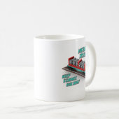 PTW 酸化ウラン列車両面マグ コーヒーマグカップ (正面右)
