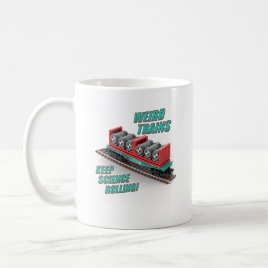 PTW 酸化ウラン列車両面マグ コーヒーマグカップ (左)