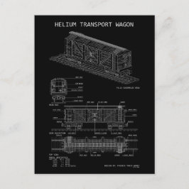 PTW+Helium+Train+Wagon+%22Blueprint%22 ポストカード