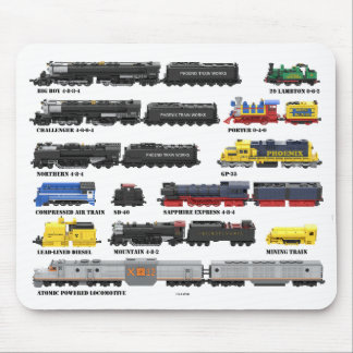 PTW Train Collection Mousepad マウスパッド