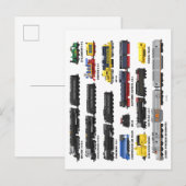 PTW Train Collection Postcard ポストカード (正面/裏面)