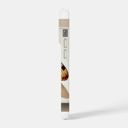 Ptycholoma dorsal view 310824IREF215 - Watercolor iPhoneケース (左側面)