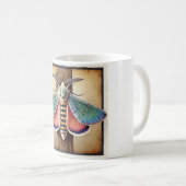 Ptycholoma moth 110924IREF236 - Watercolor コーヒーマグカップ (正面右)