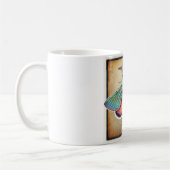 Ptycholoma moth 110924IREF236 - Watercolor コーヒーマグカップ (左)