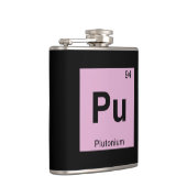 Pu - プルトニウム 化学 周期表 シンボル フラスク (右)