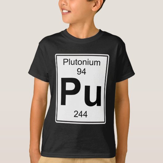 Pu -プルトニウム tシャツ (正面)