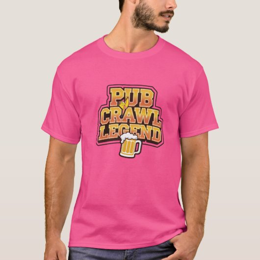 Pubクロールの凡例 Tシャツ (正面)