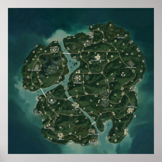 PUBGニューサンホクサベージ8192x8192 ポスター