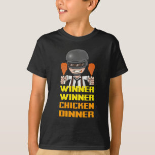 PUBG -勝者、勝者の鶏の夕食 Tシャツ
