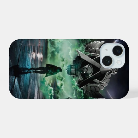 PUBG iPhone 15 カバー (裏面横)
