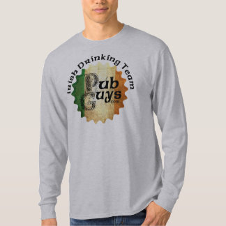 PubGuysのアイルランドの飲むチーム Tシャツ
