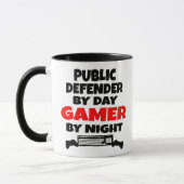 Public Defenderが遊のビデオゲームを愛 マグカップ (左)