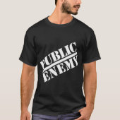 Public Enemy公式ビッグロゴ Tシャツ (正面)