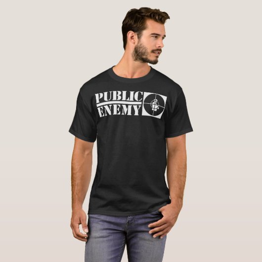 Public Enemy Longロゴ Tシャツ (正面フル)