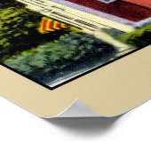 Public Library, Church, Tavern, Nashua NH ポスター (角)