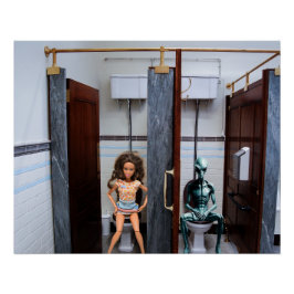 Public Rest Rooms. ポスター