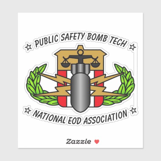PUBLIC SAFETY BOMB TECH STICKER シール (シート)