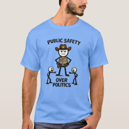 Public Safety Over Politics (1) Tシャツ