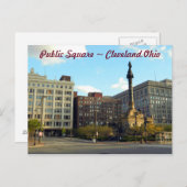 Public Square, Cleveland Ohioポストカード ポストカード (正面/裏面)